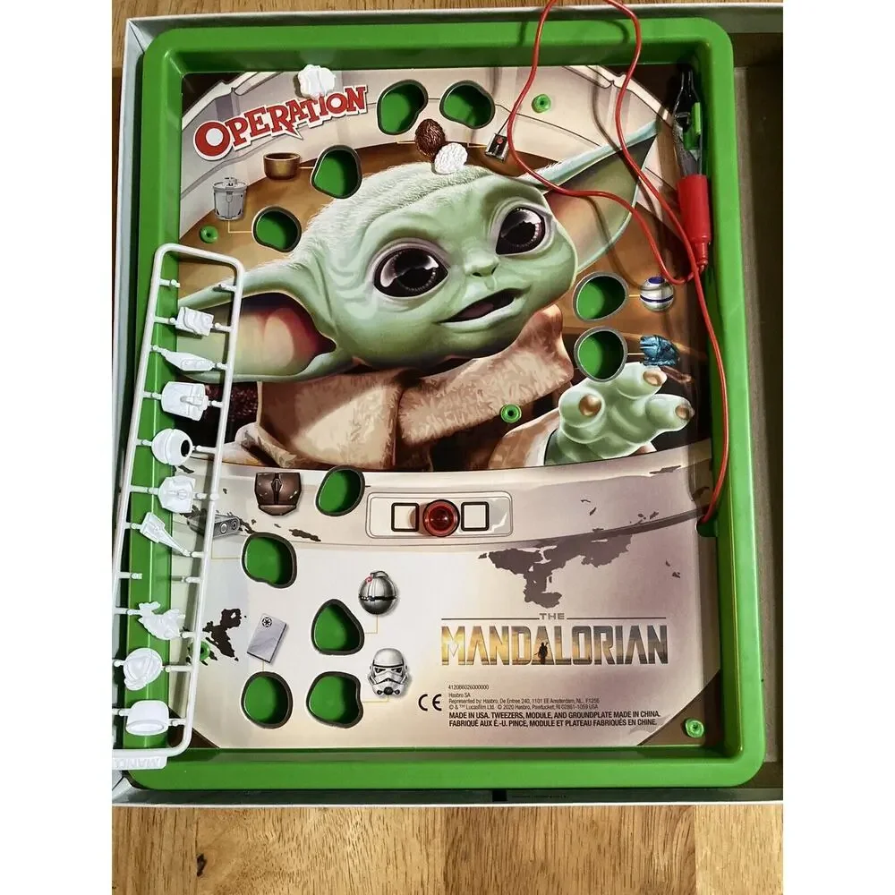 Star Wars‎ The Mandalorian Edition Operation Board Game Baby Yoda Grogu UNPLAYED
